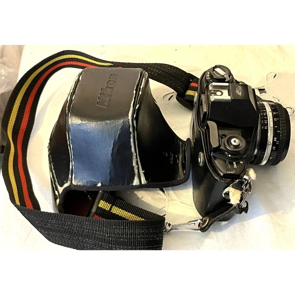 Nikon Lens Series EM 50mm 1:1.8 LOT W/ MDE Motor Drive SS-10 Flash & Kiron MC7